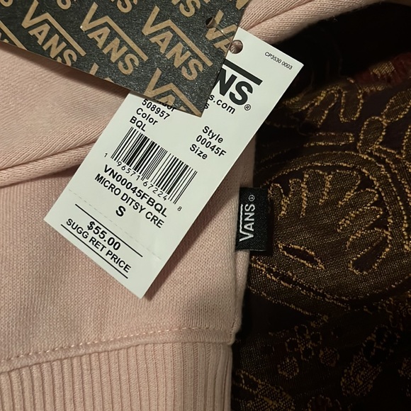 Vans Cropped Fleece Lined Sweatshirt - Picture 4 of 6